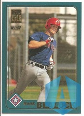 Hank Blalock 2001 Topps 50 Years Rookie #T214 RC Texas Rangers
